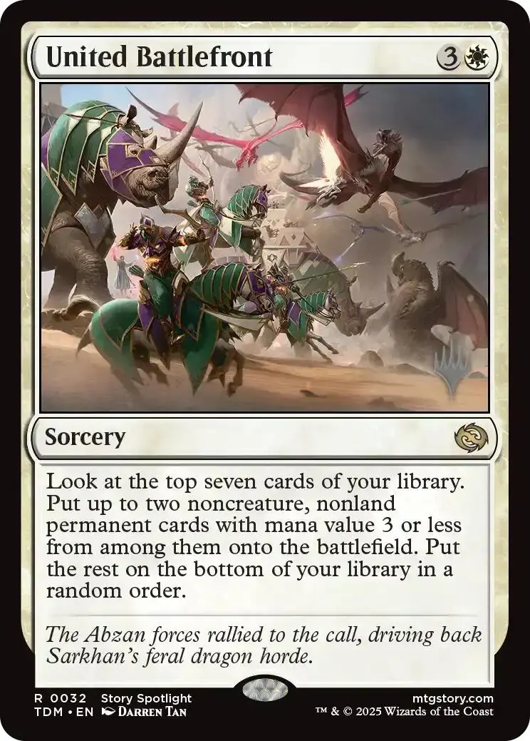 United Battlefront (Promo Pack) [Tarkir: Dragonstorm Promos] 1