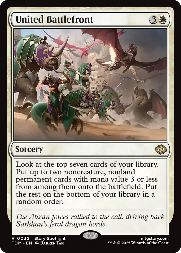United Battlefront [Tarkir: Dragonstorm] 1