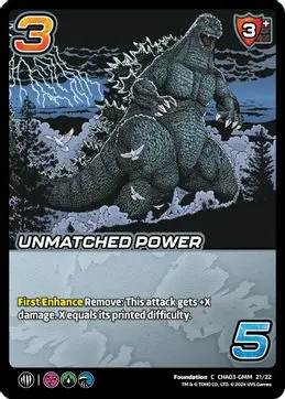 Unmatched Power - Foil 1