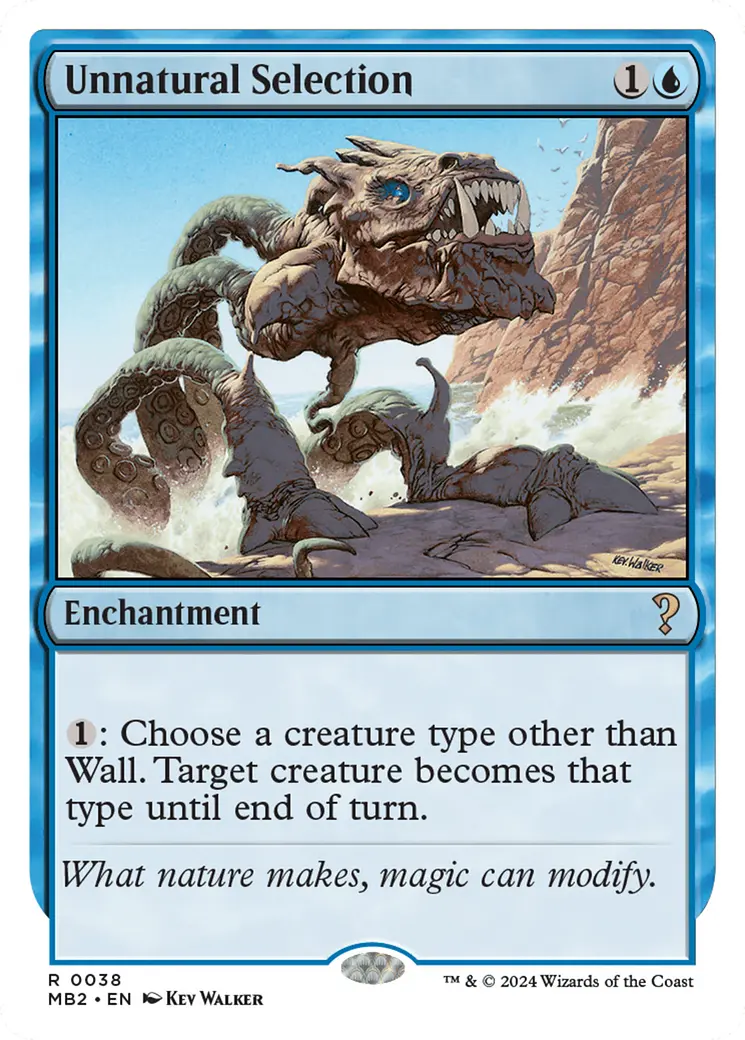 Unnatural Selection (White Border) [Mystery Booster 2] 1