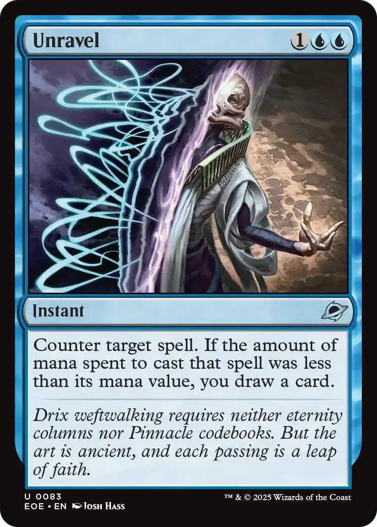 Unravel [Edge Of Eternities] 1