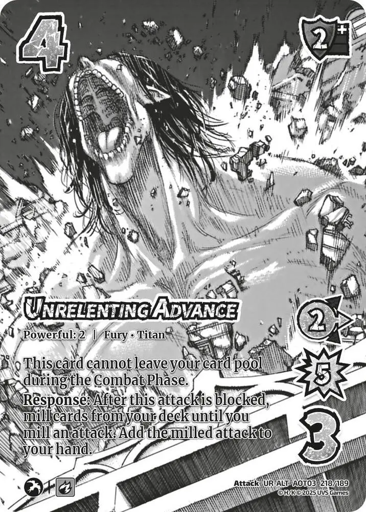 Unrelenting Advance (Alternate Art) 1