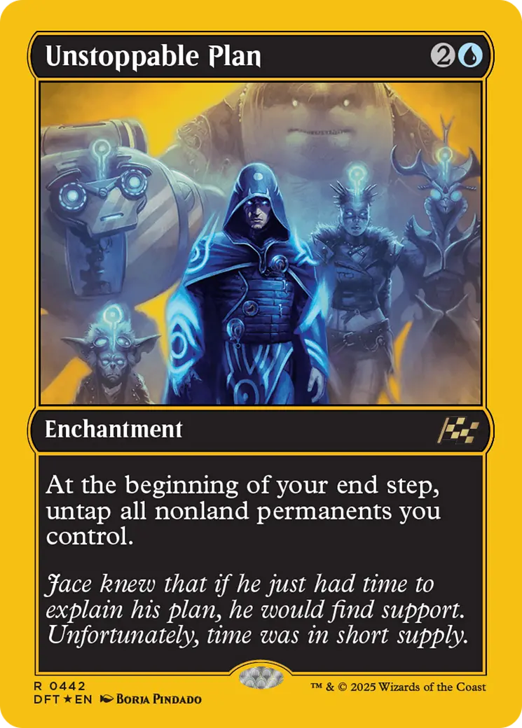 Unstoppable Plan (First-Place Foil) [Aetherdrift] 1