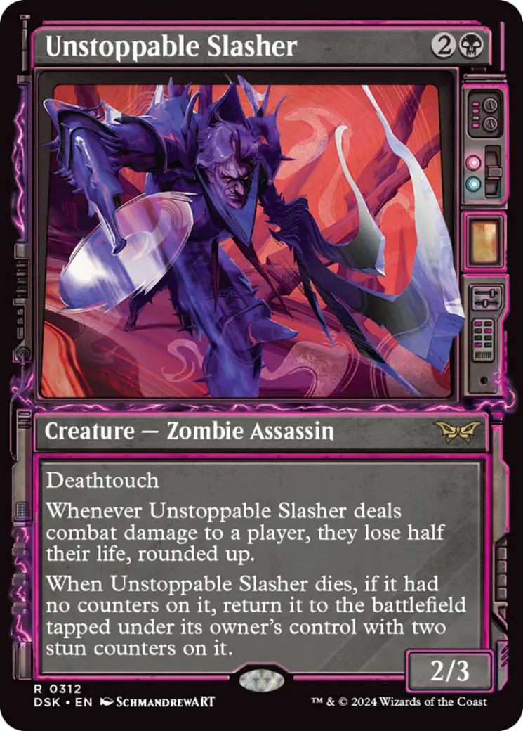 Unstoppable Slasher (Showcase) [Duskmourn: House Of Horror] 1