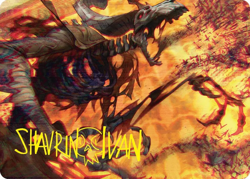 Unwanted Remake Art Card (Gold-Stamped Signature) [Duskmourn: House Of Horror Art Series] 1