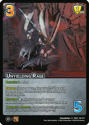 Unyielding Rage 1