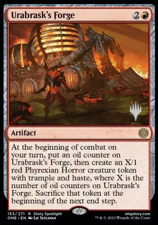 Urabrask's Forge (Promo Pack) [Phyrexia: All Will Be One Promos] 1