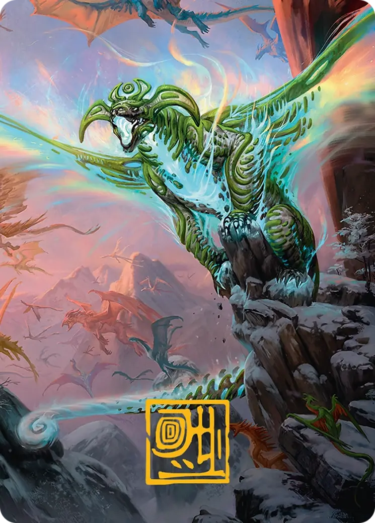 Ureni Of The Unwritten Art Card (51/54) [Tarkir: Dragonstorm Art Series] 1