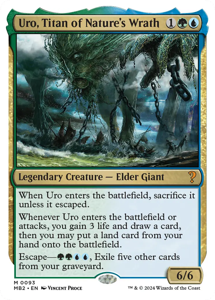 Uro, Titan Of Nature's Wrath [Mystery Booster 2] 1