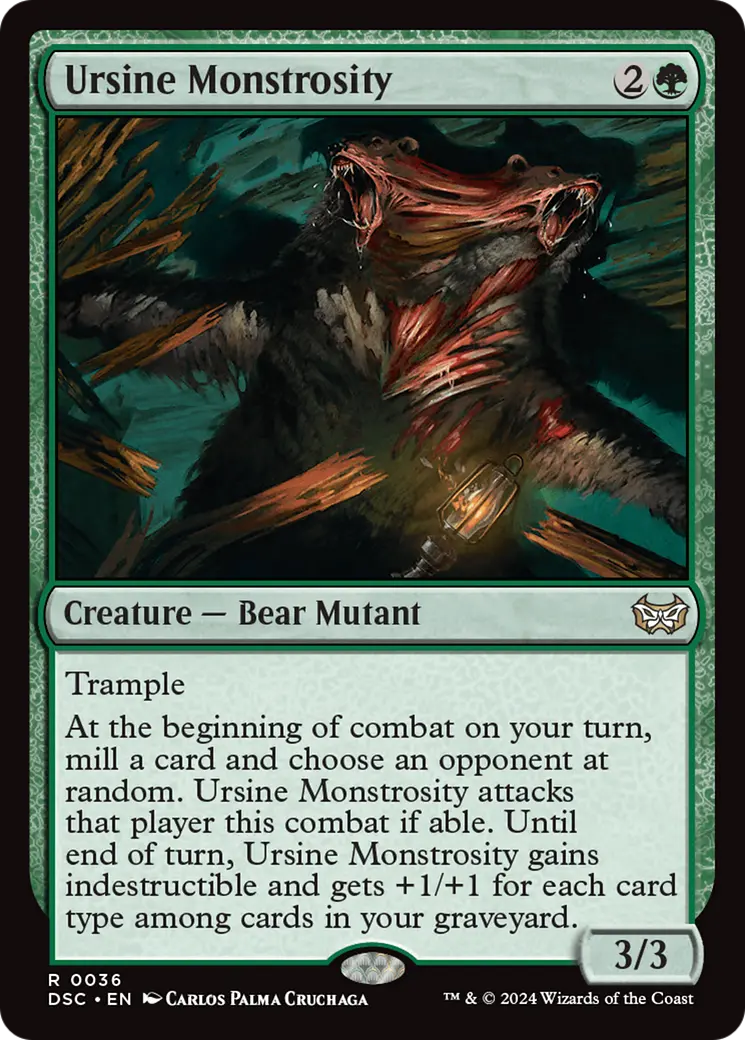 Ursine Monstrosity [Duskmourn: House Of Horror Commander] 1