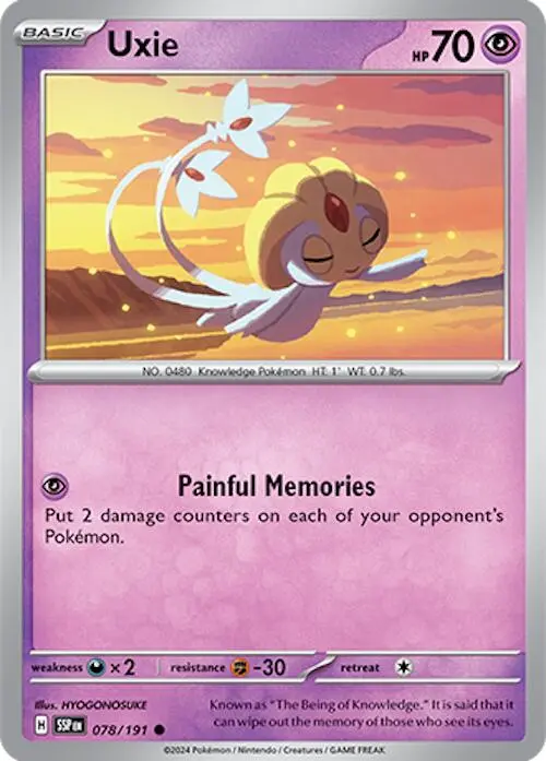 Uxie (078/191) [Scarlet & Violet: Surging Sparks] 1