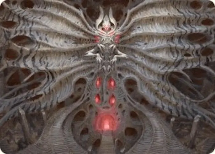Valgavoth, Terror Eater Art Card [Duskmourn: House Of Horror Art Series] 1