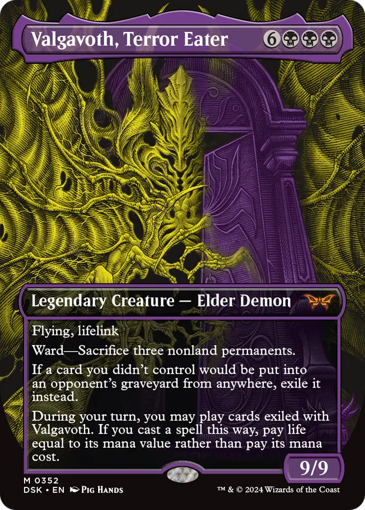 Valgavoth, Terror Eater (Showcase) [Duskmourn: House Of Horror] 1