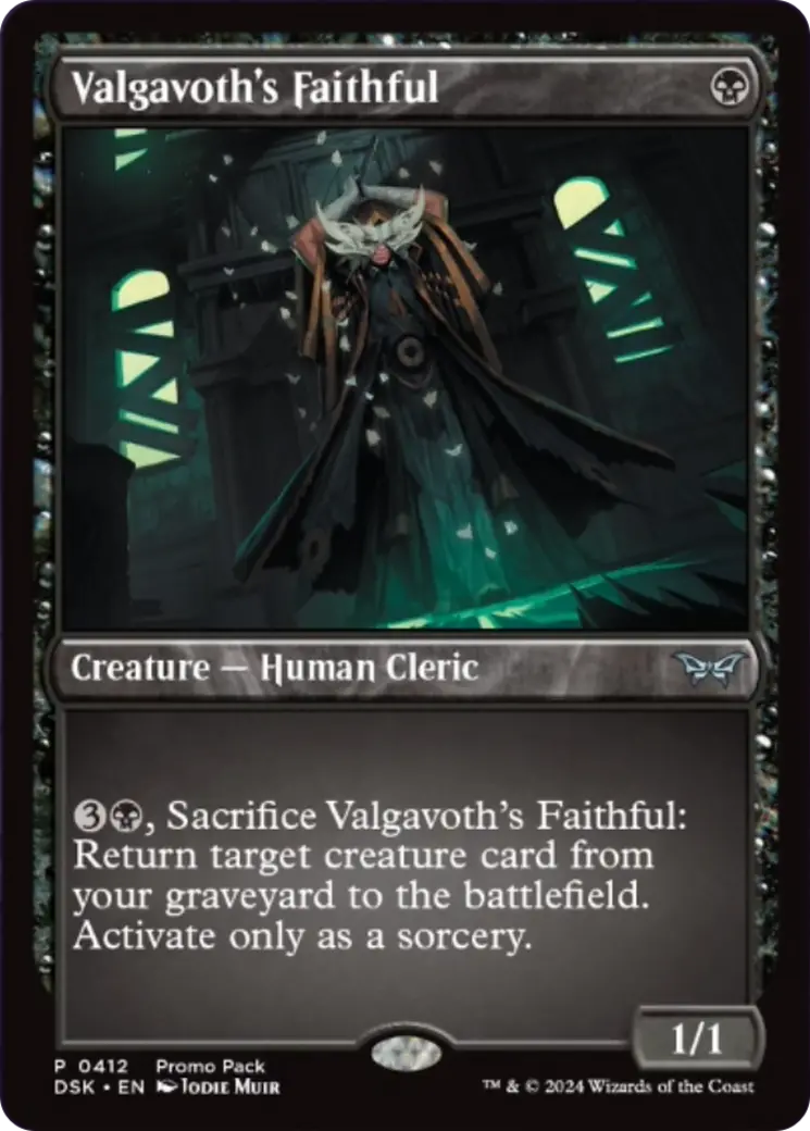 Valgavoth's Faithful (Promo Pack) [Duskmourn: House Of Horror Promos] 1