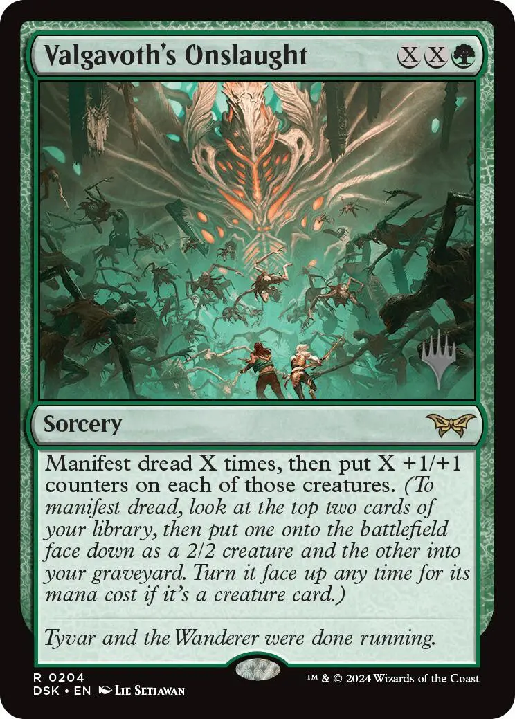 Valgavoth's Onslaught (Promo Pack) [Duskmourn: House Of Horror Promos] 1