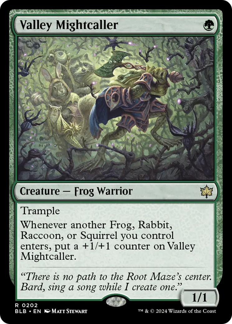 Valley Mightcaller [Bloomburrow] 1