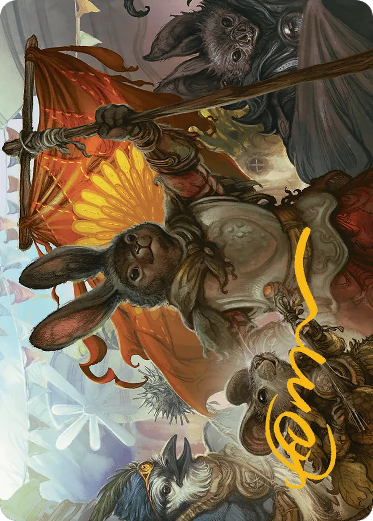 Valley Questcaller 2 Art Card (Gold-Stamped Signature) [Bloomburrow Art Series] 1