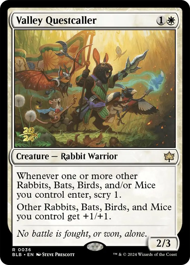 Valley Questcaller [Bloomburrow Prerelease Promos] 1