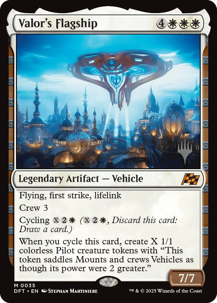 Valor's Flagship (Promo Pack) [Aetherdrift Promos] 1