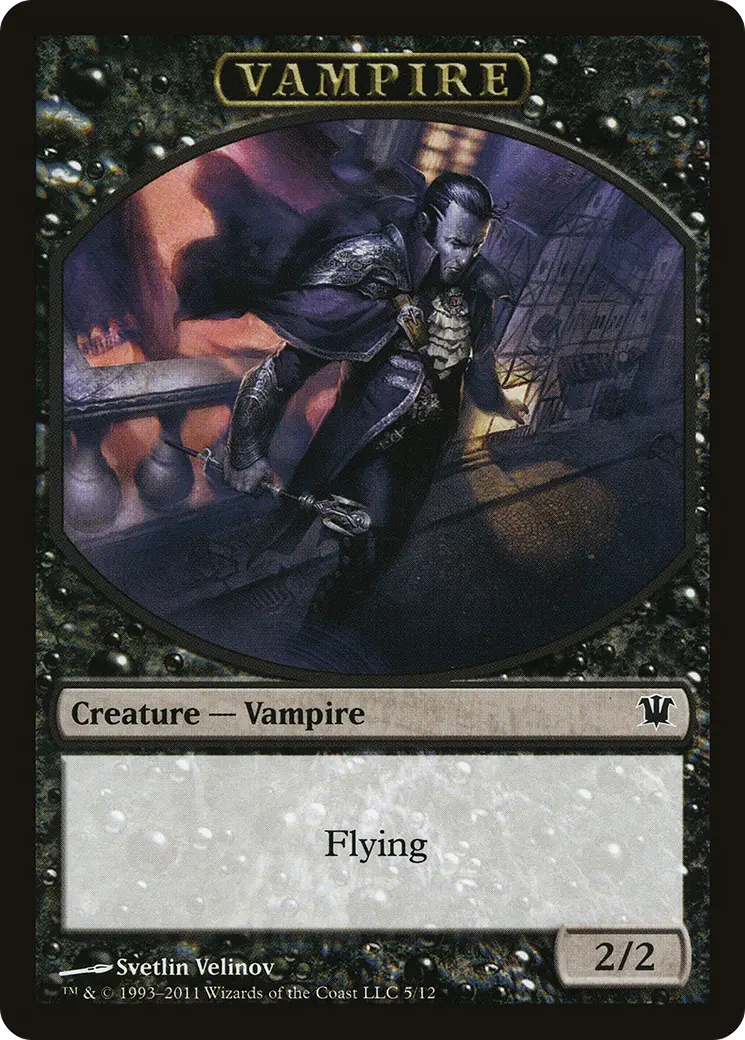 Vampire (0007) // Vampire (0008) Double-Sided Token [Innistrad Remastered Tokens] 1