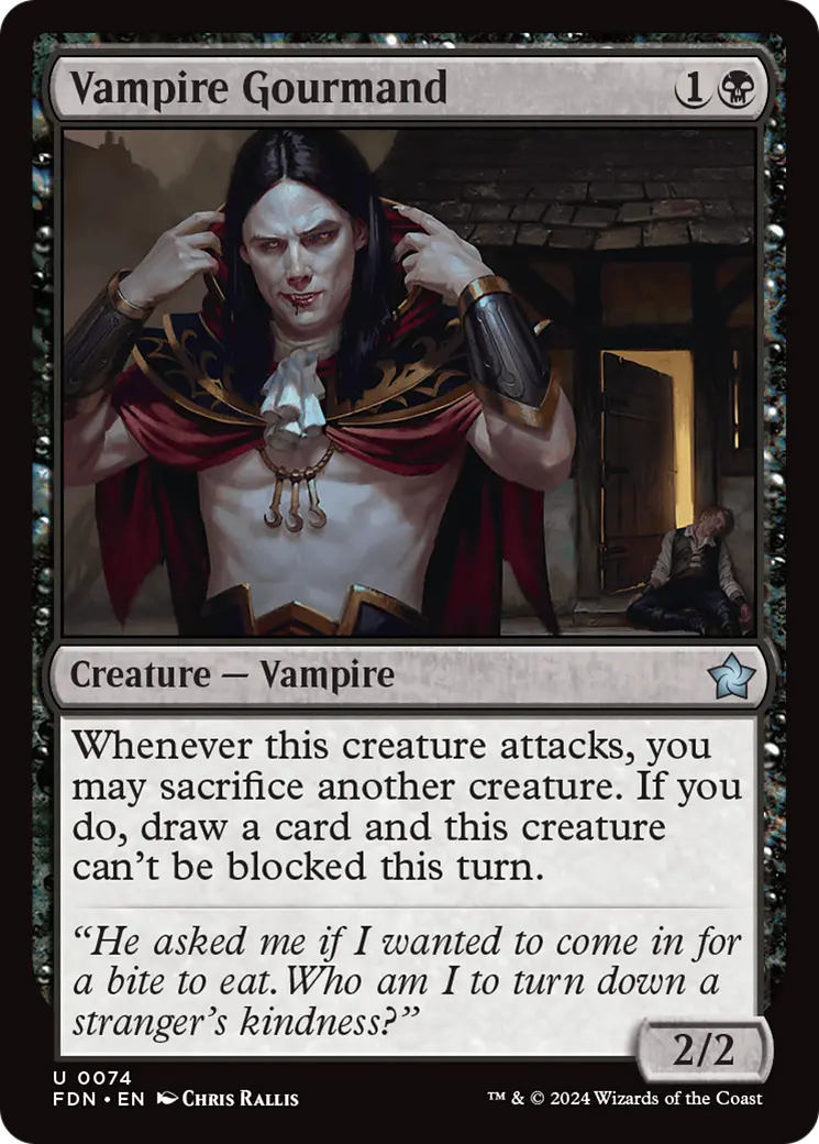 Vampire Gourmand [Foundations] 1