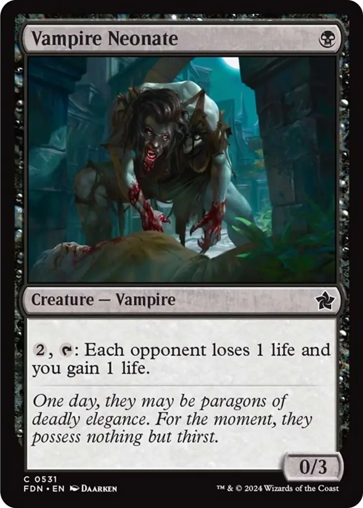 Vampire Neonate [Foundations] 1