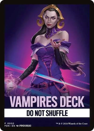 Vampires Deck Theme Card [Foundations Tokens] 1