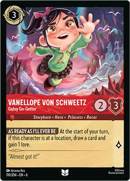 Vanellope Von Schweetz - Gutsy Go-Getter (110/204) [Azurite Sea] 1