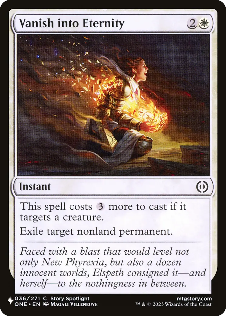 Vanish Into Eternity [The List] 1