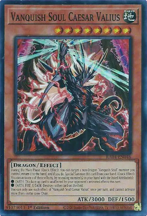 Vanquish Soul Caesar Valius [Ra04-En046] Super Rare 1