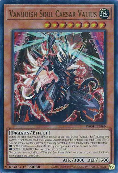 Vanquish Soul Caesar Valius [Ra04-En046] Ultra Rare 1