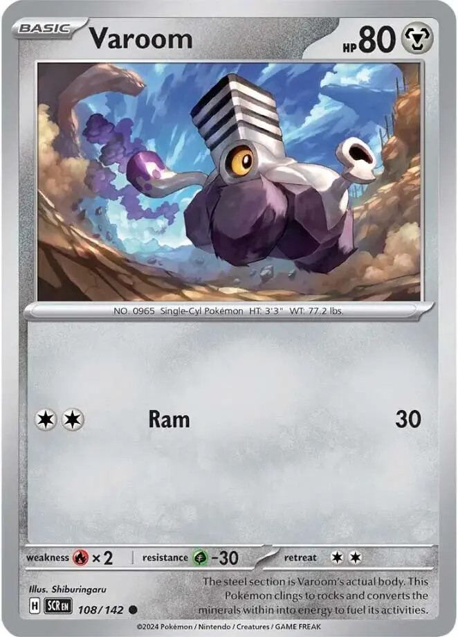 Varoom (108/142) [Scarlet & Violet: Stellar Crown] 1