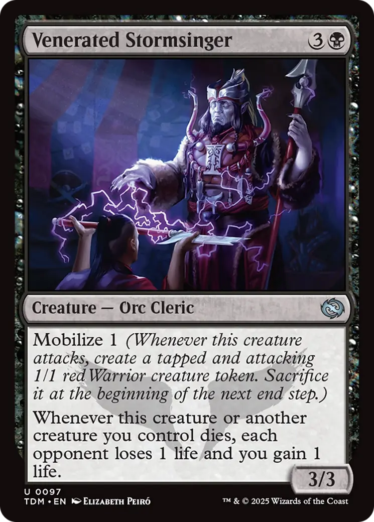 Venerated Stormsinger [Tarkir: Dragonstorm] 1