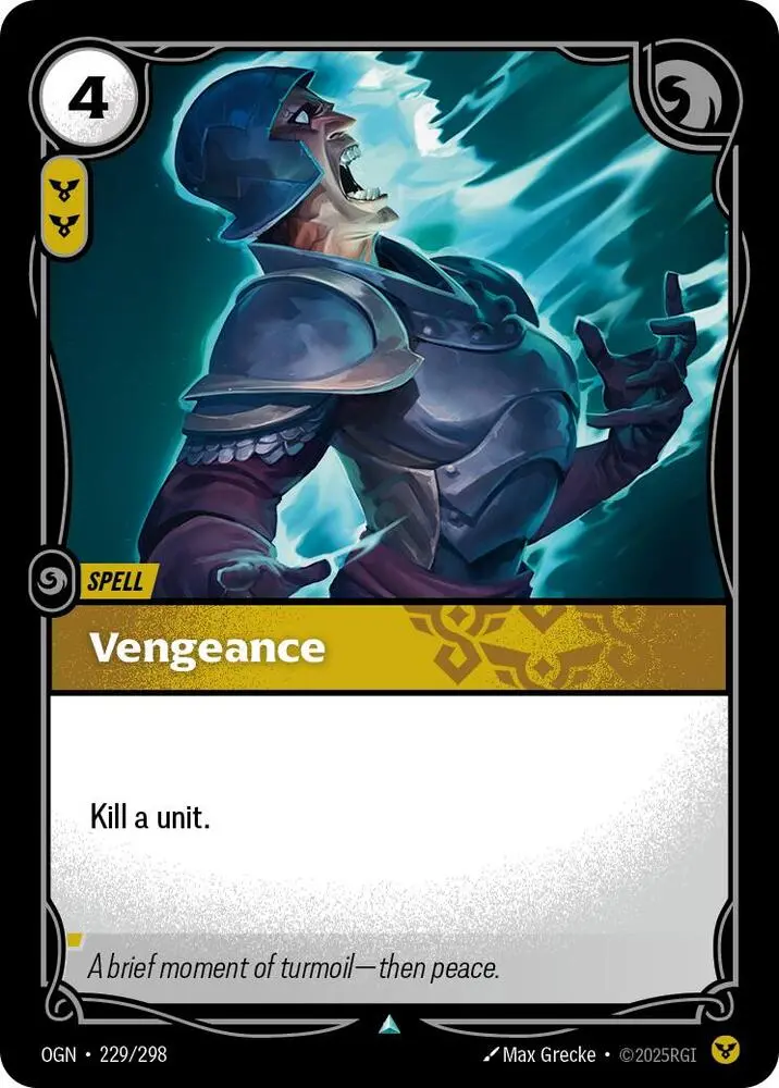 Vengeance - Riftbound Organized Play Promotional Cards (Opp) 1