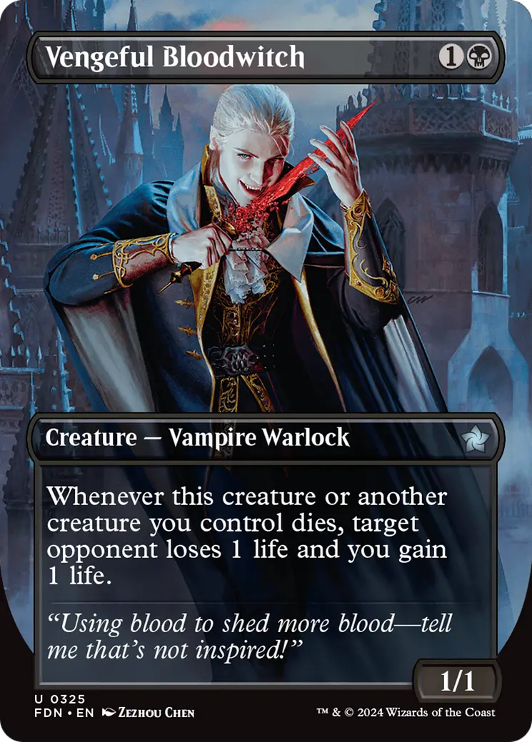 Vengeful Bloodwitch (Borderless) [Foundations] 1