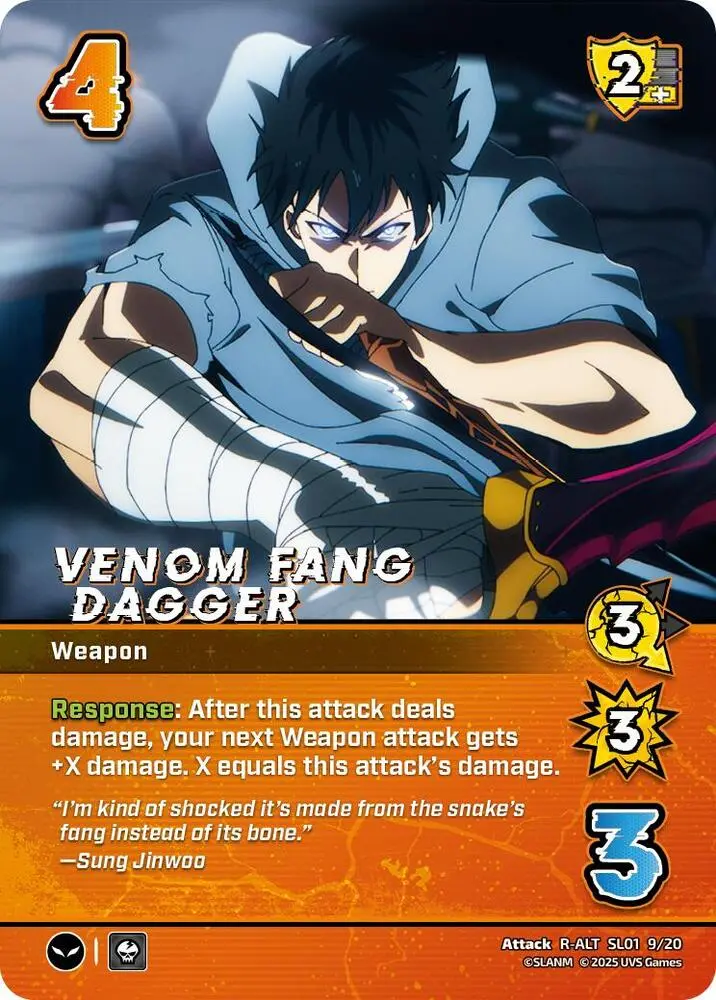 Venom Fang Dagger (Alternate Art) - Sl01 9/20 - Alternate Art Rare 1
