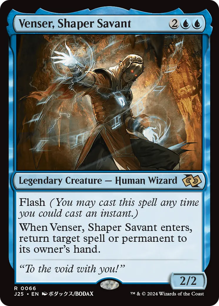 Venser, Shaper Savant (Anime) [Foundations Jumpstart] 1