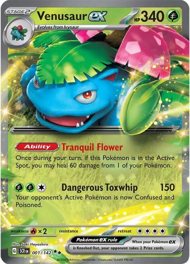 Venusaur Ex (001/142) [Scarlet & Violet: Stellar Crown] 1