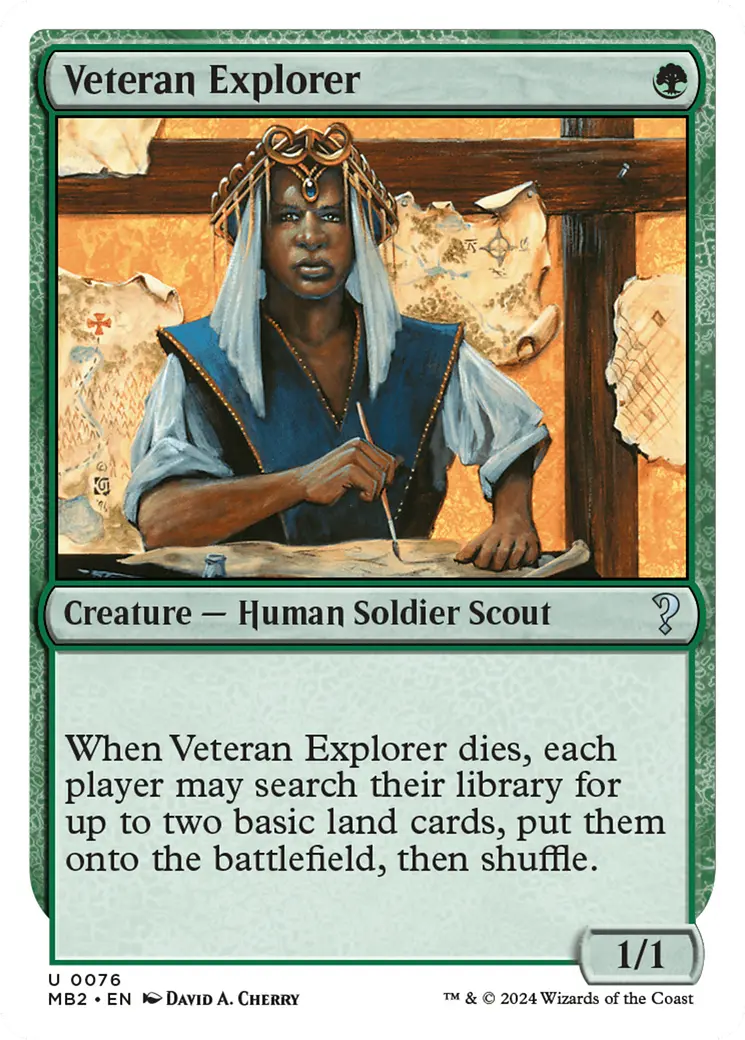 Veteran Explorer (White Border) [Mystery Booster 2] 1