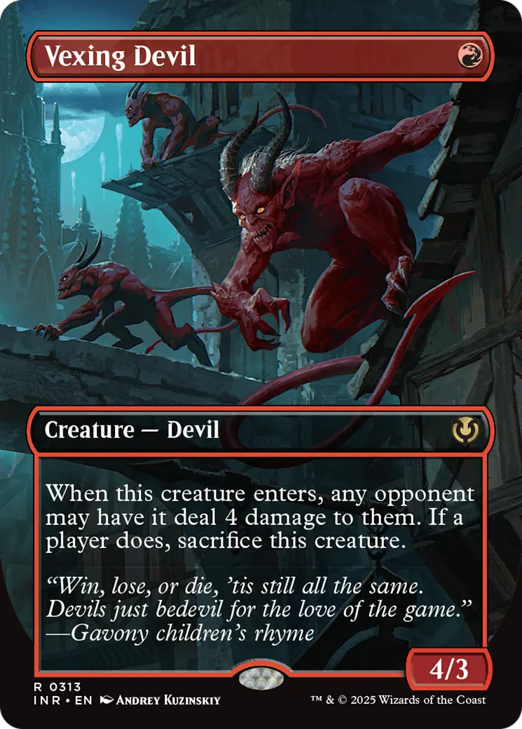 Vexing Devil (Borderless) [Innistrad Remastered] 1