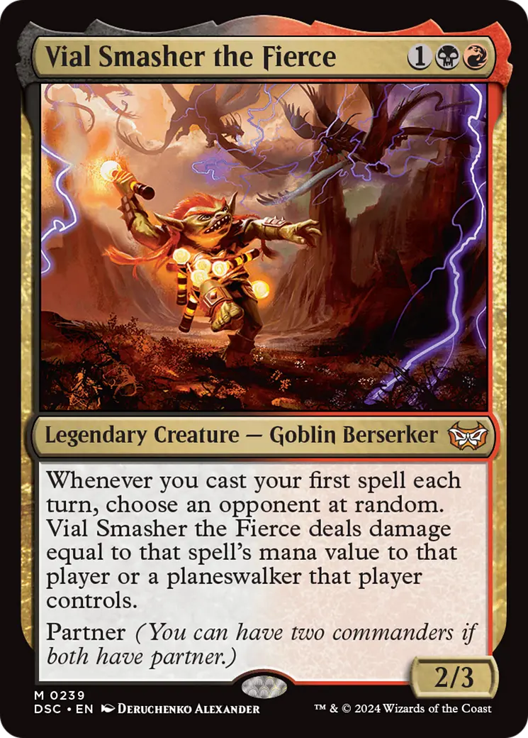 Vial Smasher The Fierce [Duskmourn: House Of Horror Commander] 1