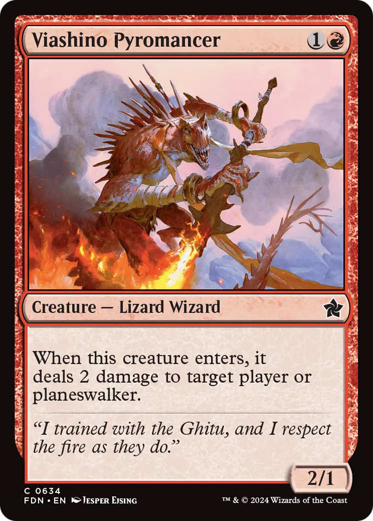 Viashino Pyromancer [Foundations] 1