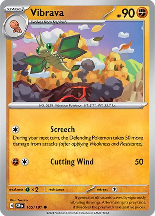 Vibrava (105/191) [Scarlet & Violet: Surging Sparks] 1