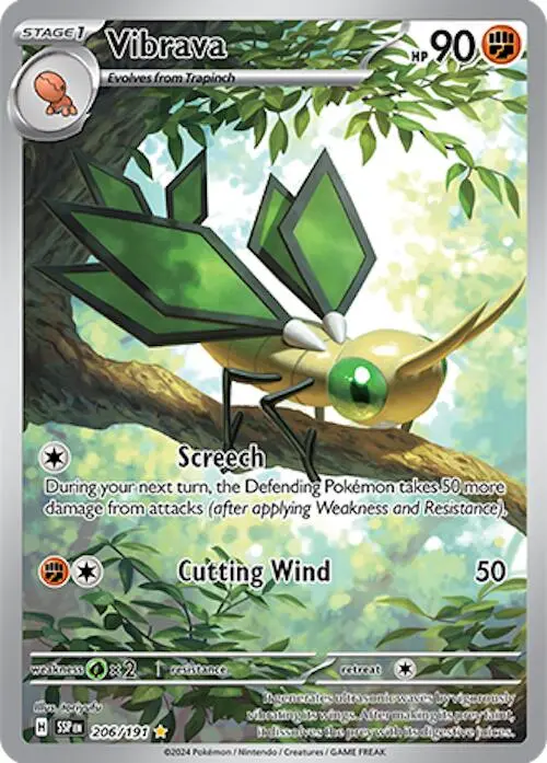 Vibrava (206/191) [Scarlet & Violet: Surging Sparks] 1