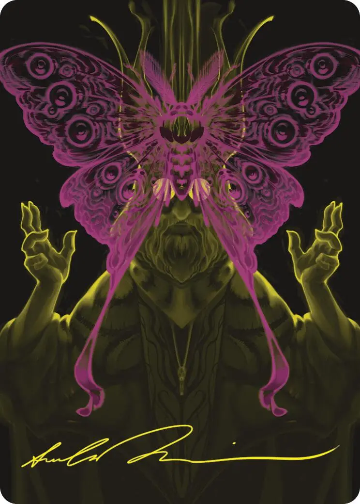 Victor, Valgavoth's Seneschal Art Card (44/54) (Gold-Stamped Signature) [Duskmourn: House Of Horror Art Series] 1