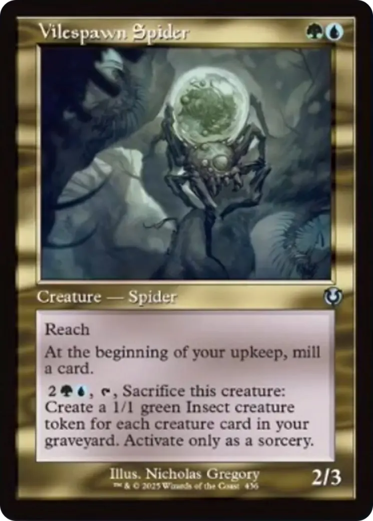 Vilespawn Spider (Retro Frame) [Innistrad Remastered] 1