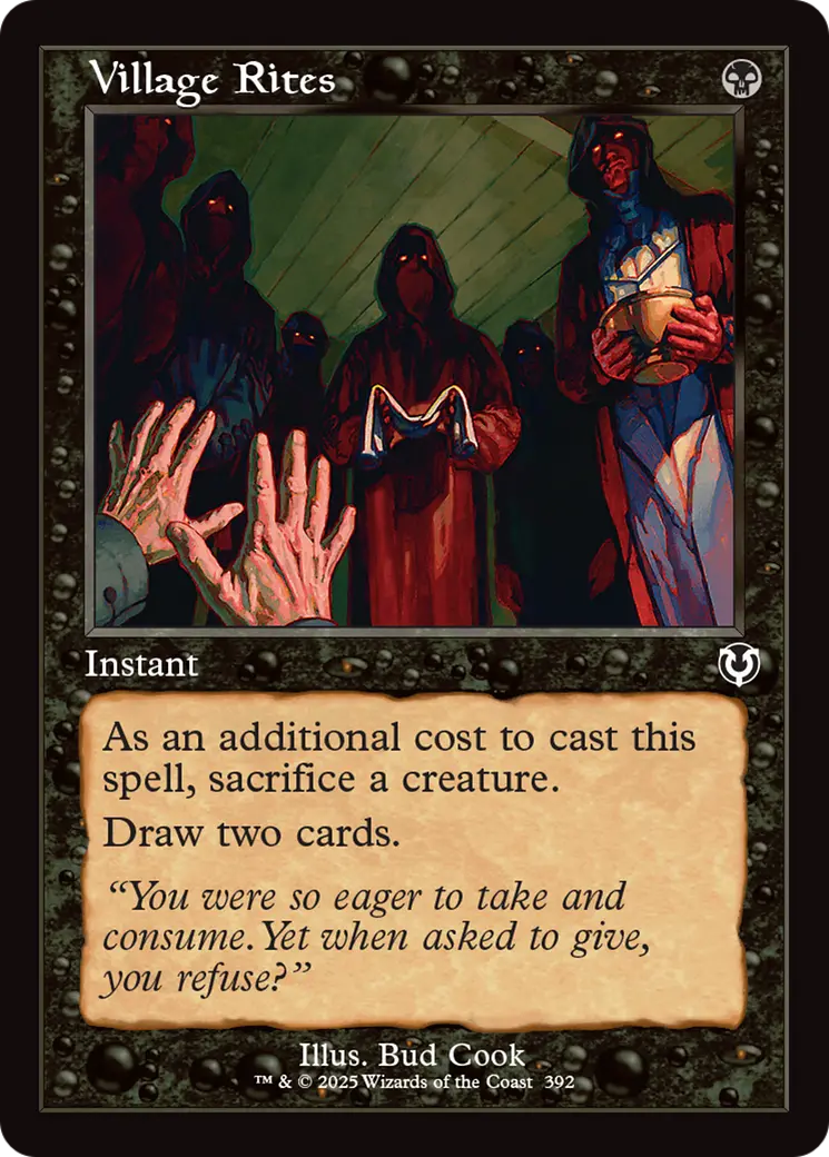 Village Rites (Retro Frame) [Innistrad Remastered] 1