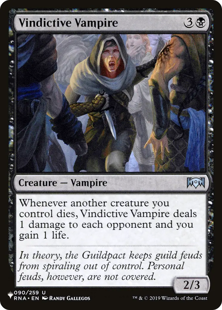 Vindictive Vampire [The List] 1