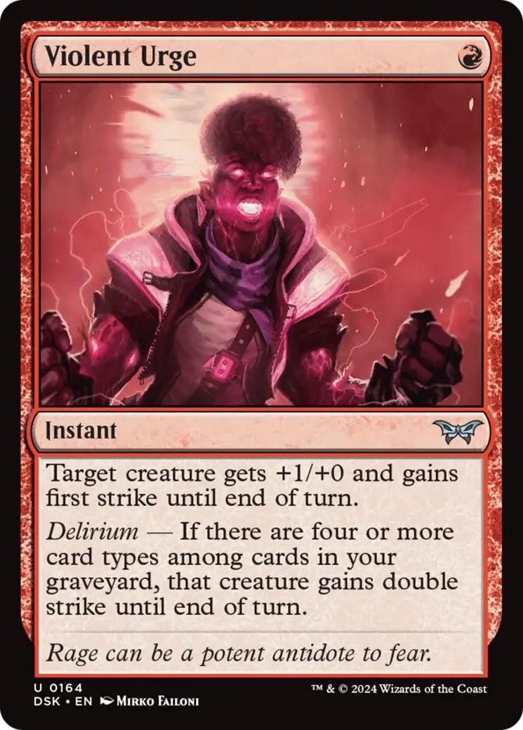 Violent Urge [Duskmourn: House Of Horror] 1