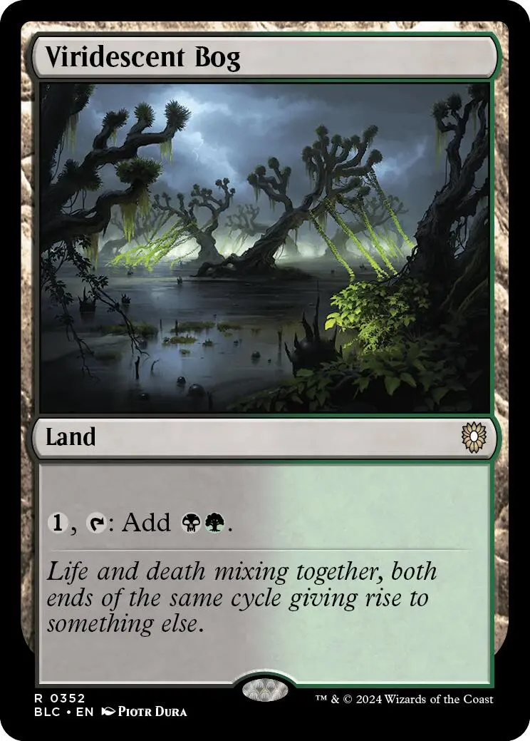 Viridescent Bog [Bloomburrow Commander] 1